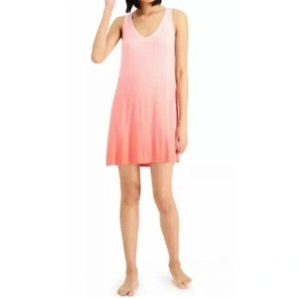 Alfani Coral Ombre Chemise Women's Chemises Nightgown Small NWT